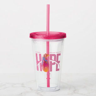 Supermeisje Hope Acryl Drinkbeker