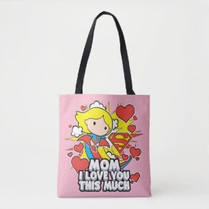 Supermeisje Ik hou van je Tote Bag