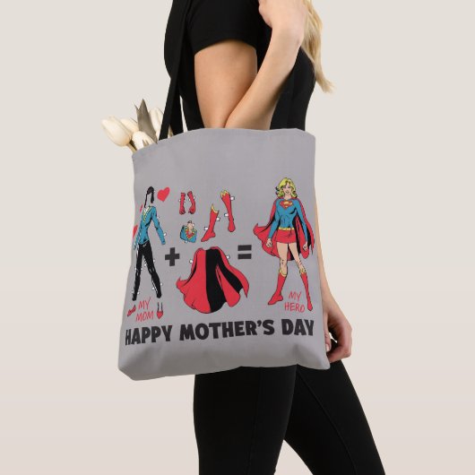 Supermeisje| Mijn moeder = Mijn helo Tote Bag (Dichtbij)