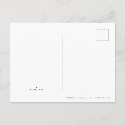 Supermeisje | Mijn moeder = Mijn helo Uitnodiging Briefkaart (Achterkant)