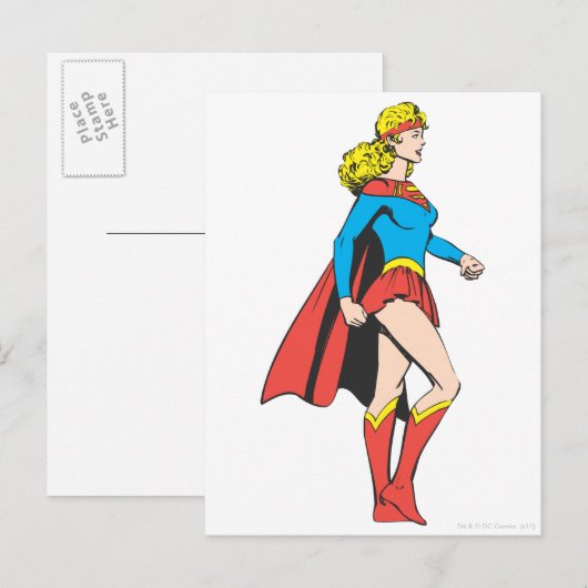 Supermeisjesprofiel Briefkaart (Voorkant / Achterkant)