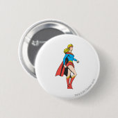 Supermeisjesprofiel Ronde Button 5,7 Cm (Voorkant /achterkant)