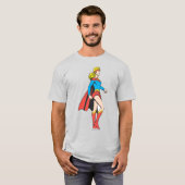 Supermeisjesprofiel T-shirt (Voorkant volledig)
