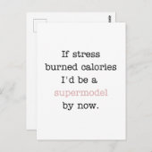 Supermodel Briefkaart (Voorkant / Achterkant)