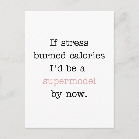 Supermodel Briefkaart (Voorkant)