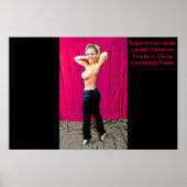 Supermodel Ishah Laurah in Gloria Vanderbilt Pants Poster (Voorkant)