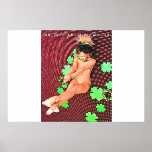 SUPERMODEL ISHAH LAURAH ST. DAG PATTY 2018 POSTER (Voorkant)