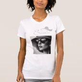 Supermodel status Tee, Woman, Proud, funny T-shirt (Voorkant)