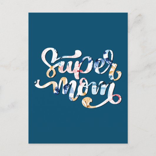 Supermoeder Briefkaart (Voorkant)