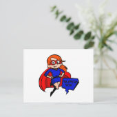 supermoeder briefkaart (Staand voorkant)