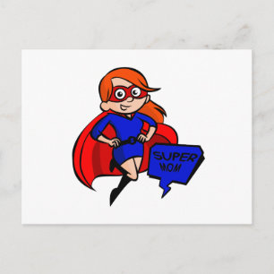 supermoeder briefkaart