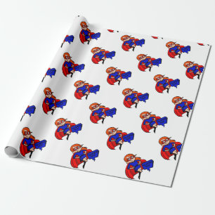 supermoeder cadeaupapier