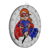 supermoeder dartbord (Voorkant Links)