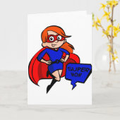 supermoeder kaart (Gele Bloem)
