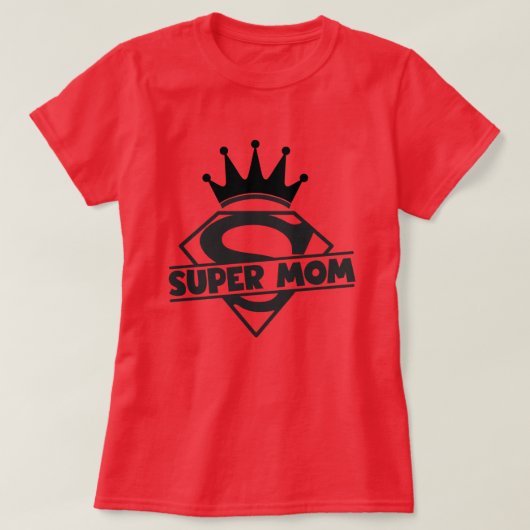 Supermoeder T-shirt (Design voorkant)