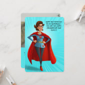 Supermoeder van onze familie | MOEDERDAG KAART (Voorkant / Achterkant in situ)