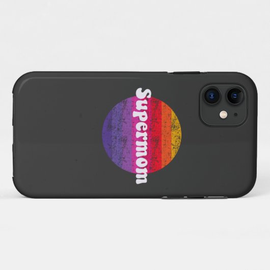 Supermoeder voor beste moeder Case-Mate iPhone case (Achterkant (horizontaal))