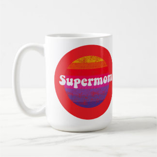 Supermoeder voor beste moeder moederdag koffiemok