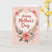Supermoeder Waardering Moederdag kaart (Gele Bloem)