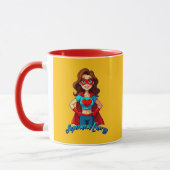 Supermom Energy – Strong Mother Illustration Mok (Links)
