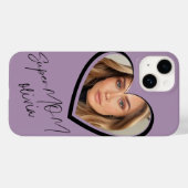SuperMOM Foto Elegant Modern Paarse Case-Mate iPhone Case (Achterkant (horizontaal))