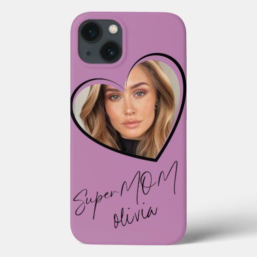 SuperMOM Foto Elegant Modern Roze Case-Mate iPhone Case (Achterkant)
