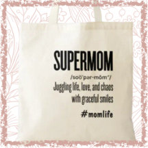 Supermom Funny Modern Schattige Mum Gezegde