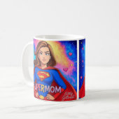 Supermom Galaxy Mok - Bold Gift voor moeder (Voorkant links)