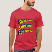 Supermom in actie T-shirt (Voorkant)