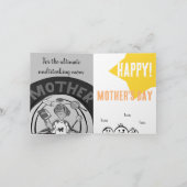 Supermom Juggler: Gelukkige Moederdag! Bedankkaart (Binnen)