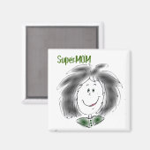 SuperMOM Magnet (Voorkant / Achterkant)