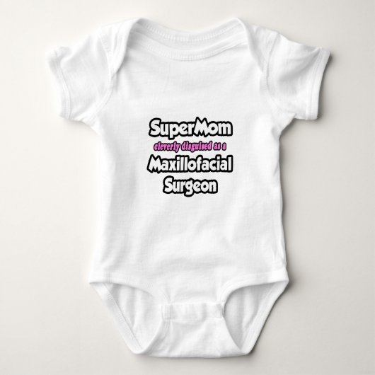 SuperMom...Maxillofaciale Chirurg Romper (Voorkant)