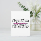 SuperMom...Realtor Briefkaart (Staand voorkant)