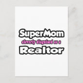 SuperMom...Realtor Briefkaart (Voorkant)