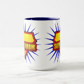 Supermom Schild Pop Art Mok (Midden)