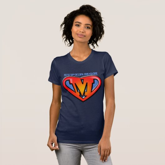 SUPERMOM-Shirt T-shirt (Voorkant volledig)