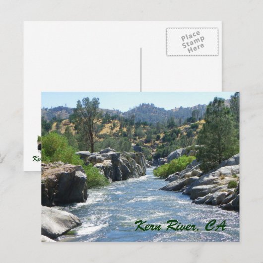 Supermooi Briefkaart van Kern. (Voorkant / Achterkant)