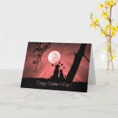 Supermooi kaartje voor Moederdag met hond en kat Kaart (Gele Bloem)