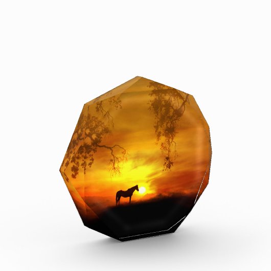 Supermooi kunstdecor voor paarden fotoblokken (Links)