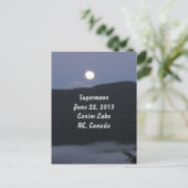 Supermoon 2013-Briefkaart Briefkaart (Staand voorkant)