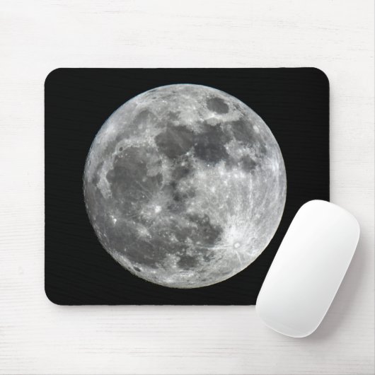 Supermoon Moon Mousepad Muismat (Met muis)
