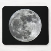 Supermoon Moon Mousepad Muismat (Voorkant)