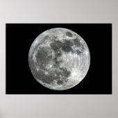 Supermoon Moon Poster (Voorkant)