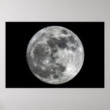 Supermoon Moon Poster
