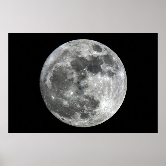 Supermoon Moon Poster (Voorkant)