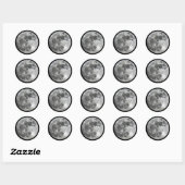 Supermoon Moon Ronde Sticker (Vel)