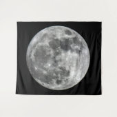Supermoon Moon Wall Tapestry Wandkleed (Voorkant (horizontaal))