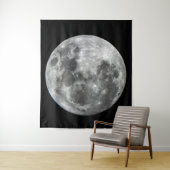 Supermoon Moon Wall Tapestry Wandkleed (In situ)