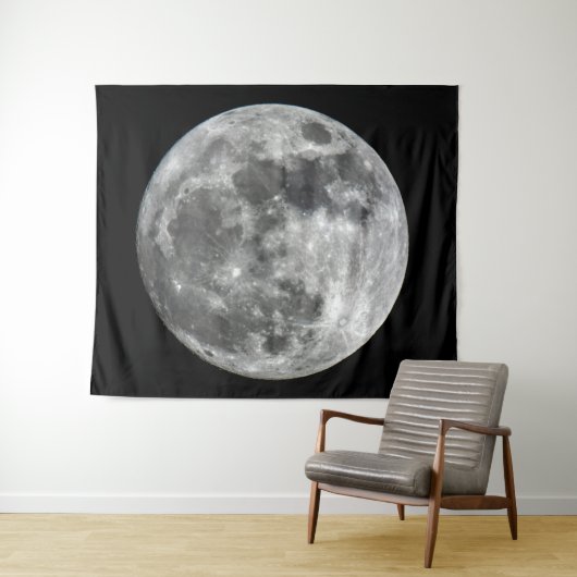 Supermoon Moon Wall Tapestry Wandkleed (In Situ (horizontaal))