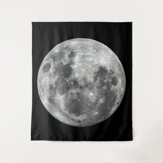 Supermoon Moon Wall Tapestry Wandkleed (Voorkant)